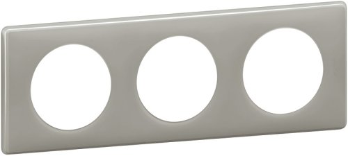 Рамка универсальная Legrand Celiane 3-м. серый глянец картинка